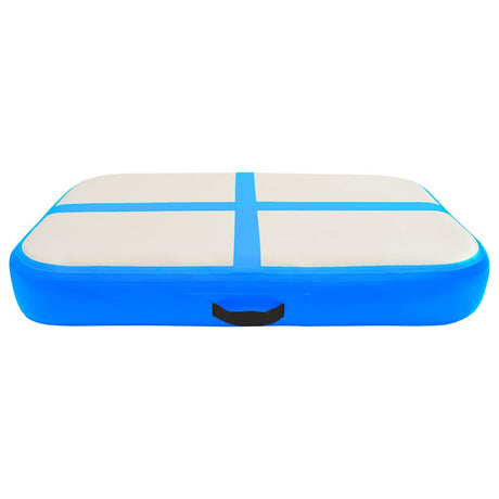 Mata gimnastyczna vidaxl z nadmuchiwaną pompą 60x100x20 cm PVC Blue