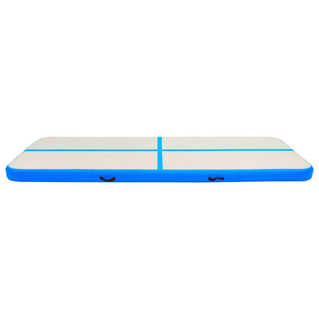 Mata gimnastyczna vidaxl z nadmuchiwaną pompą 300x100x20 cm PVC Blue