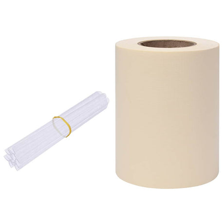 Ekran ogrodowy vidaxl 35x0.19 m krem ​​PVC