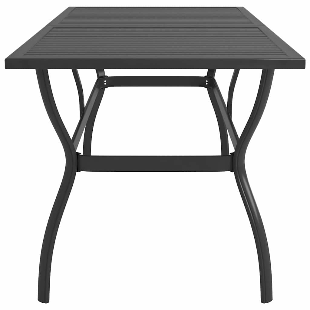 Vidaxl tuintafel 190x80x72 cm staal antraciet