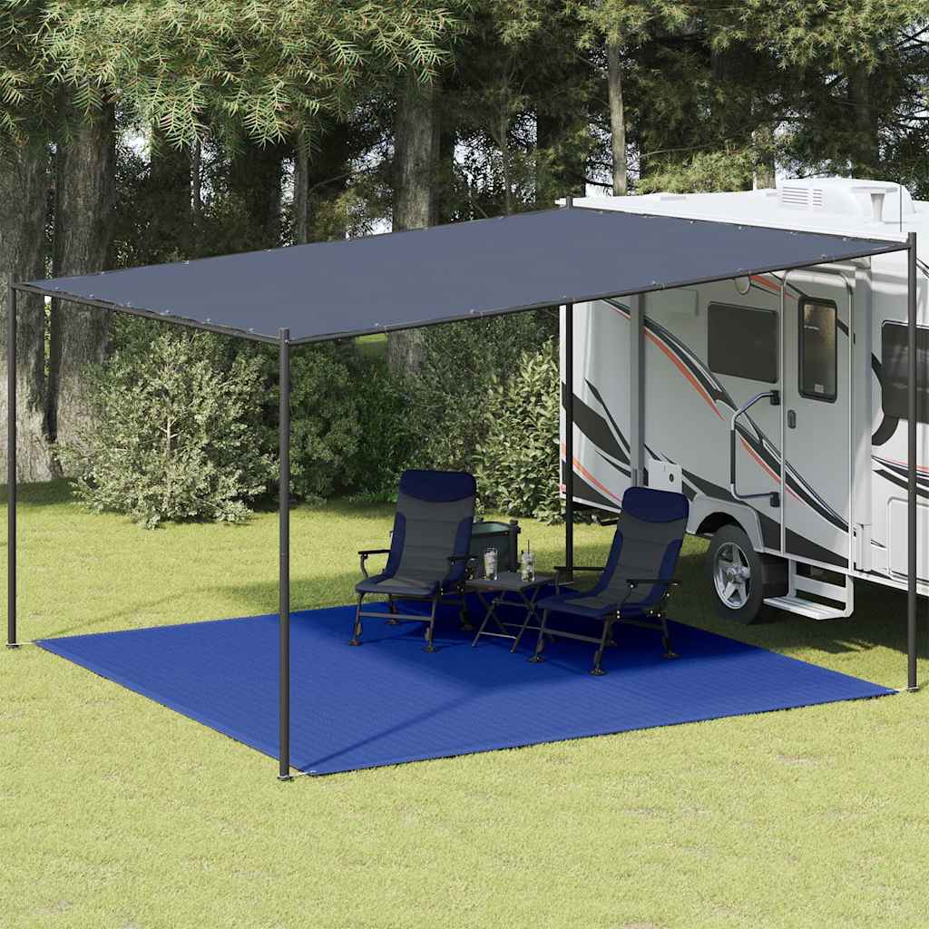 Dywan namiotu vidaxl 400x400 cm HDPE Blue