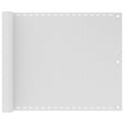 Vidaxl Balkon ekran 75x300 cm HDPE White