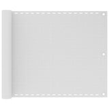 Vidaxl Balkon ekran 75x500 cm HDPE White