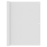 Vidaxl balkonscherm 120x300 cm hdpe wit
