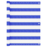 Vidaxl Balcony ekran 75x400 cm HDPE Blue and White