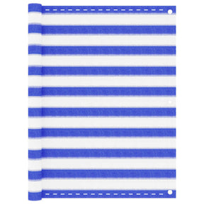 Vidaxl Balkon ekran 120x500 cm HDPE Blue and White