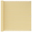Vidaxl Balkon ekran 90x600 cm hdpe beige