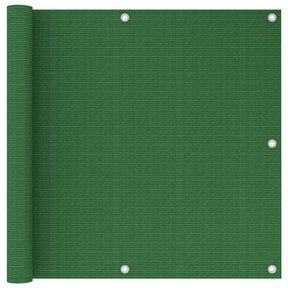 Vidaxl balkonscherm 90x500 cm hdpe lichtgroen