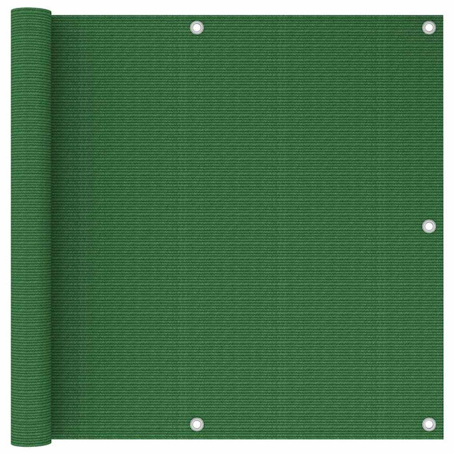Vidaxl balkonscherm 90x500 cm hdpe lichtgroen