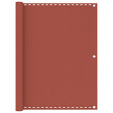 Vidaxl balkonscherm 120x300 cm hdpe terracotta