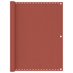 Vidaxl balkonscherm 120x300 cm hdpe terracotta