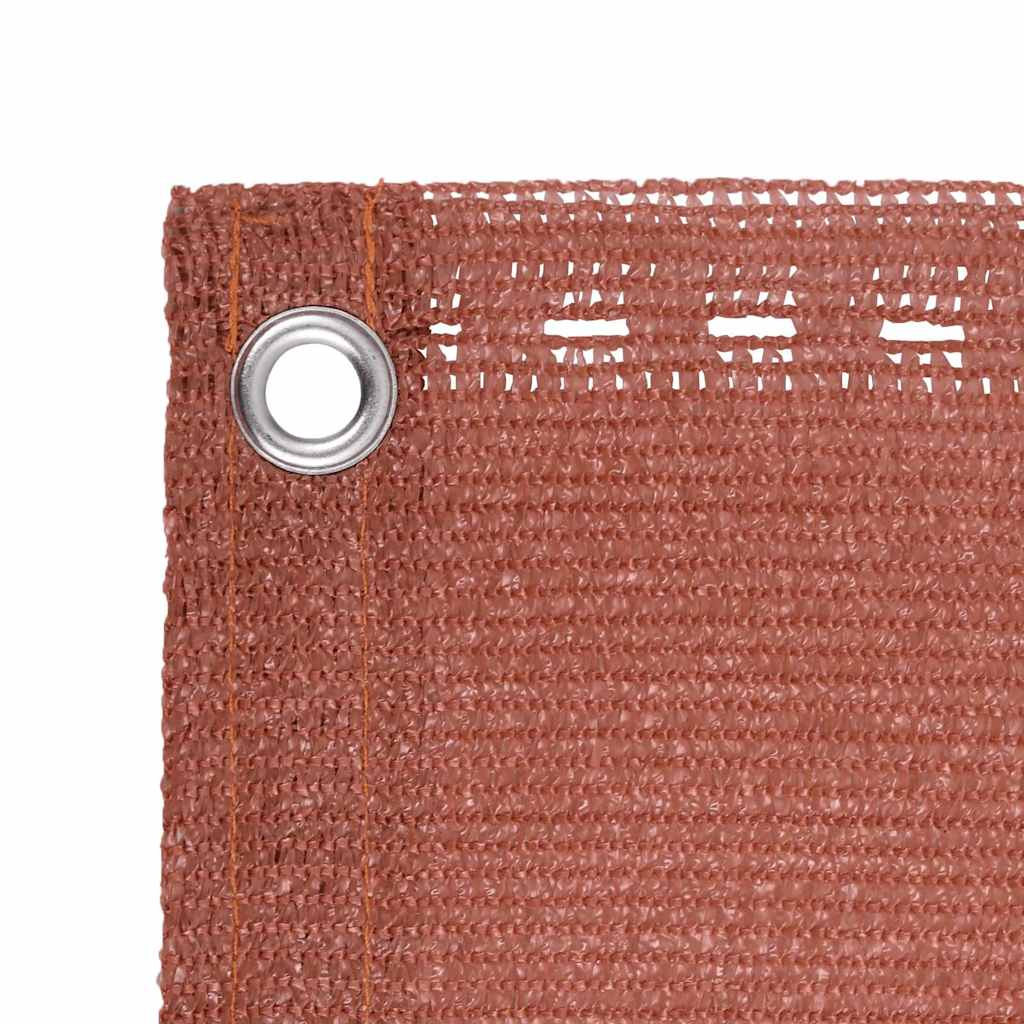 Vidaxl balkonscherm 120x300 cm hdpe terracotta