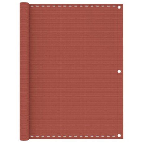 Vidaxl Balkon ekran 120x500 cm HDPE Terracotta