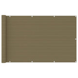 Vidaxl Balkon ekran 120x400 cm HDPE Taupe