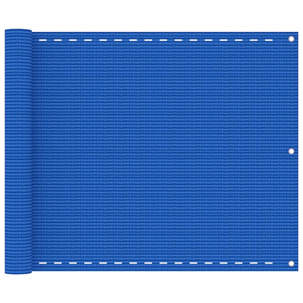 Vidaxl Balkon ekran 75x600 cm HDPE Blue