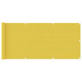 Vidaxl Balcony ekran 75x300 cm HDPE żółty