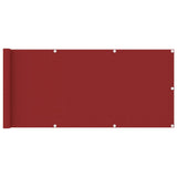 Vidaxl Balcony ekran 75x400 cm HDPE RED