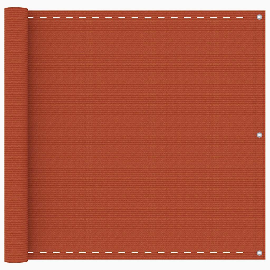 Vidaxl Balkon ekran 90x400 cm HDPE Oranje