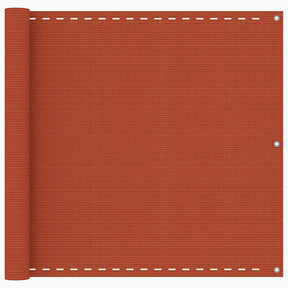 Vidaxl Balkon ekran 90x400 cm HDPE Oranje