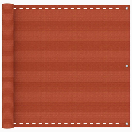 Vidaxl Balkon ekran 90x400 cm HDPE Oranje