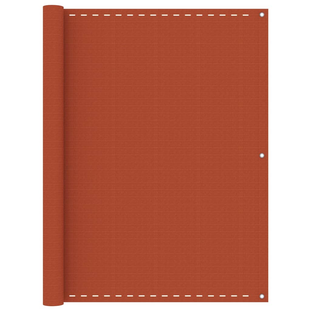 Vidaxl Balkon ekran 120x300 cm hdpe oranje