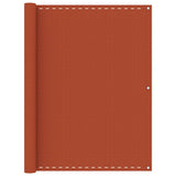 Vidaxl Balkon ekran 120x300 cm hdpe oranje