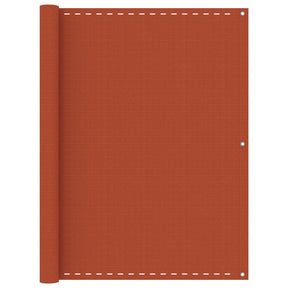 Vidaxl Balkon ekran 120x300 cm hdpe oranje