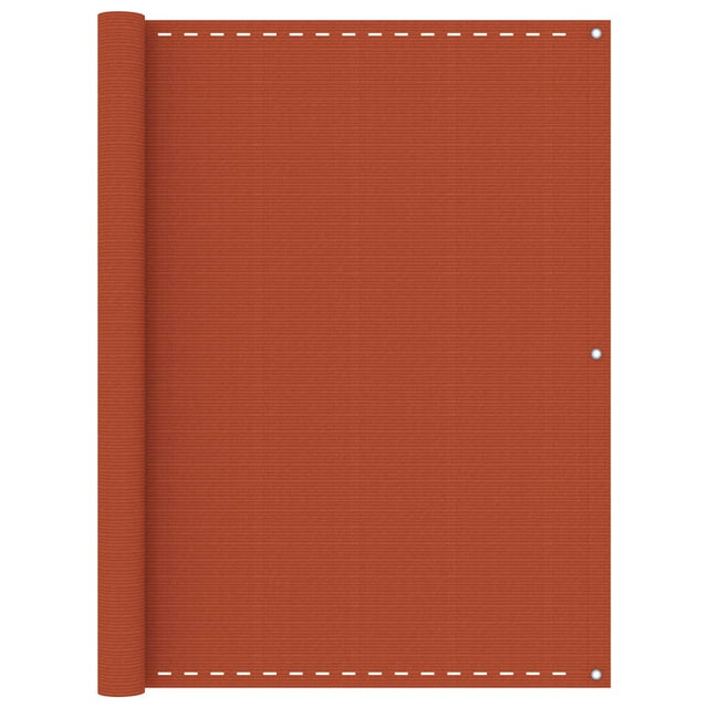 Vidaxl Balkon ekran 120x300 cm hdpe oranje