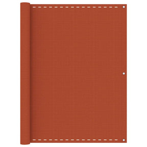 Vidaxl Balkon ekran 120x400 cm hdpe oranje
