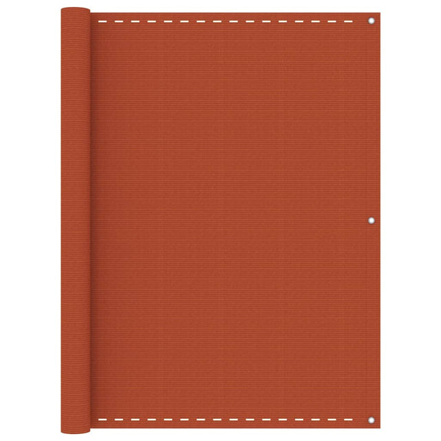 Vidaxl Balkon ekran 120x400 cm hdpe oranje