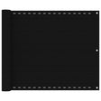 Vidaxl balkonscherm 75x300 cm hdpe zwart