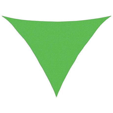 Vidaxl zonnezeil 160 g m² 2,5x2,5x3,5 m hdpe lichtgroen