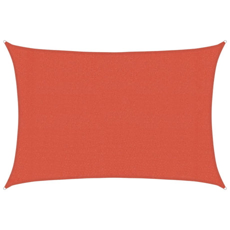 Vidaxl Zonnezeil 160 g m² 3x5 m HDPE Terracotta w kolorze