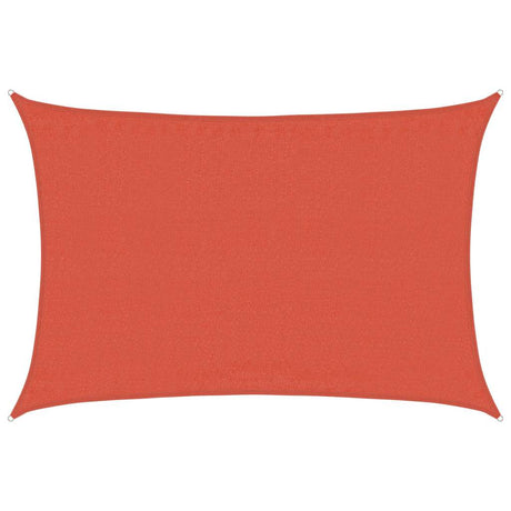 Vidaxl Zonnezeil 160 g m² prostokątny 3,5x4,5 m HDPE Terracotta -Colored