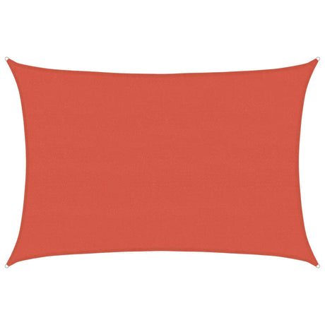 Vidaxl Zonnezeil 160 g m² 5x7 m HDPE Terracotta w kolorze