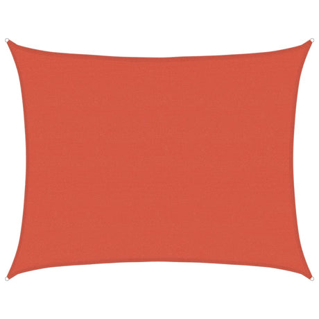 Vidaxl Zonnezeil 160 g m² 6x8 m HDPE Terracotta w kolorze