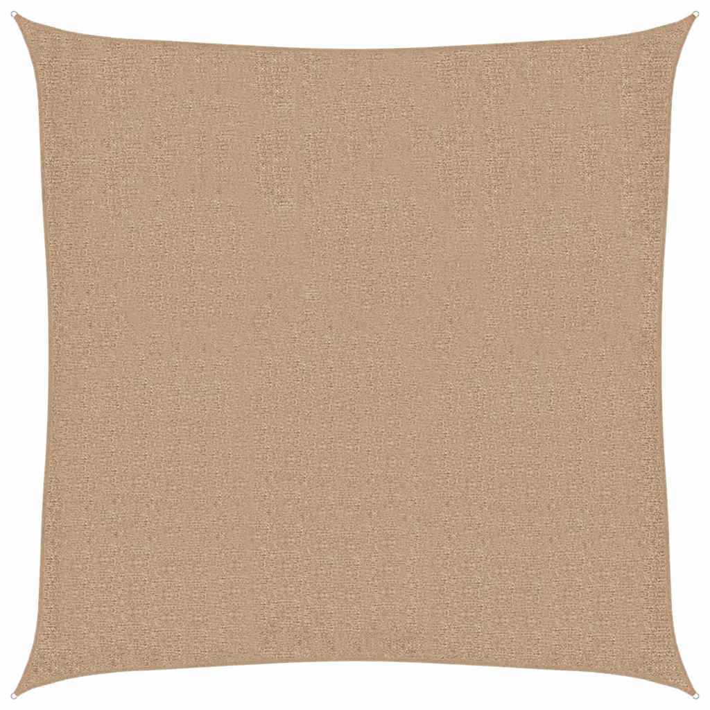 Vidaxl zonnezeil 160 g m² 2x2 m hdpe taupe