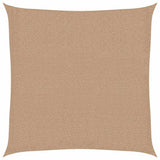 Vidaxl zonnezeil 160 g m² 2x2 m hdpe taupe