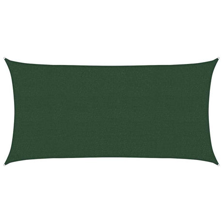 Vidaxl Zonnezeil 160 g m² 2x4 m HDPE Dark Green
