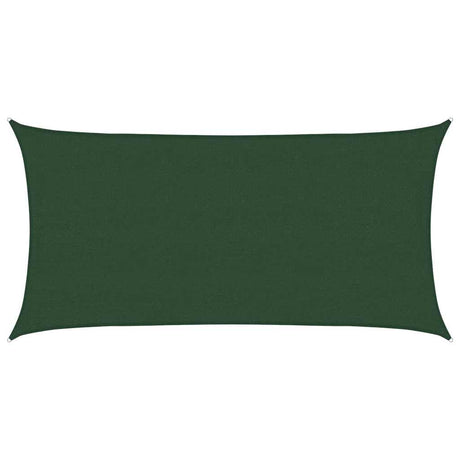Vidaxl Zonnezeil 160 g m² 4x7 m HDPE Dark Green