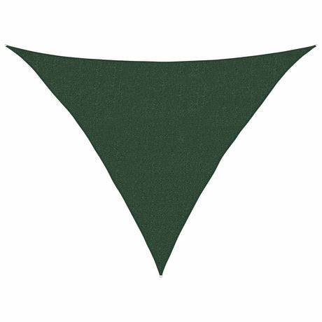 Żagiel przeciwsłoneczny VidaXL 160 g m² 2,5x2,5x3,5 m HDPE ciemnozielony