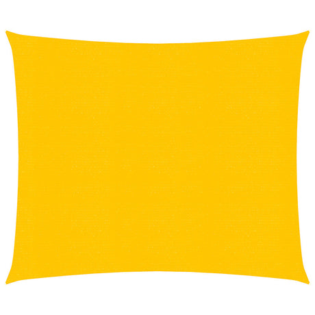 Vidaxl Zonnezeil 160 g m² kwadrat 5x5 m HDPE żółty