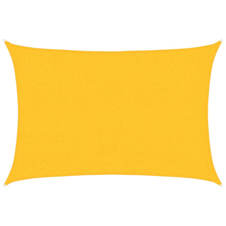 Vidaxl Zonnezeil 160 g m² prostokątny 2x2,5 m HDPE żółty