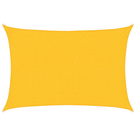 Vidaxl Zonnezeil 160 g m² prostokątny 2x3 m HDPE żółty