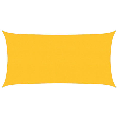 Vidaxl Zonnezeil 160 g m² 2,5x5 m HDPE żółty