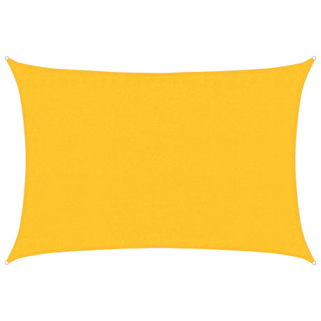 Vidaxl Zonnezeil 160 g m² prostokątny 3,5x5 m HDPE żółty