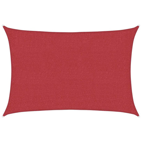 Vidaxl Zonnezeil 160 g m² 2x3 M HDPE RED