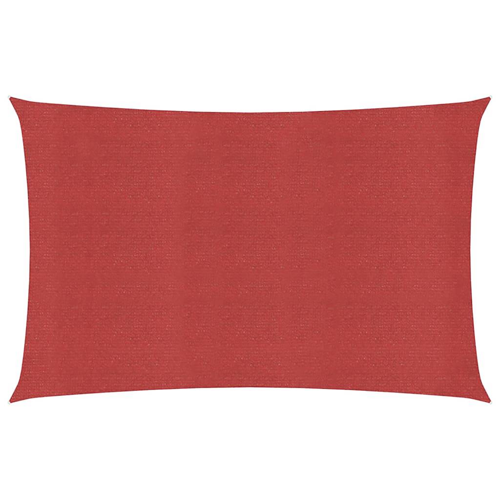 Vidaxl Zonnezeil 160 g m² 2,5x5 m HDPE RED