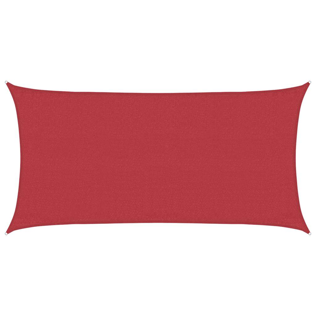 Vidaxl Zonnezeil 160 g m² 3x6 m HDPE RED