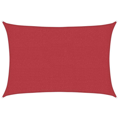 Vidaxl Zonnezeil 160 g m² 5x6 m HDPE RED